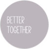 Muurcirkel tekst better together